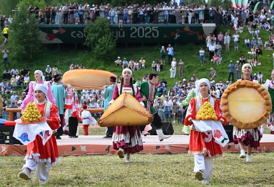 Празднование Сабантуя 