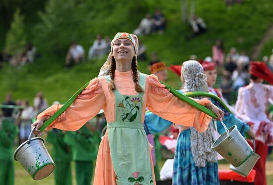 Празднование Сабантуя 