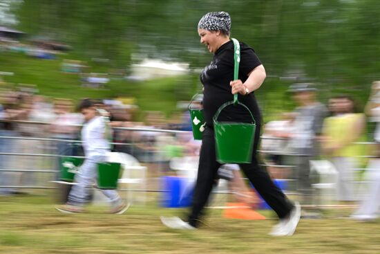 Празднование Сабантуя 