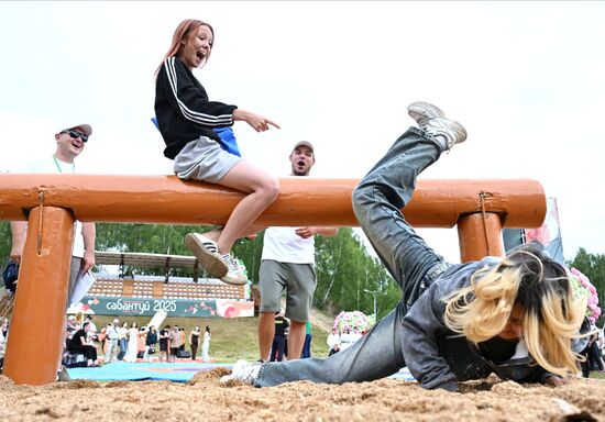 Празднование Сабантуя 