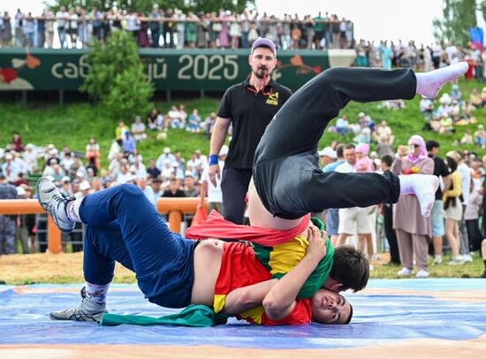 Празднование Сабантуя 