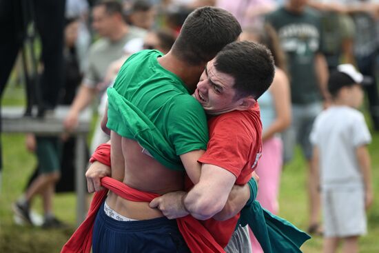 Празднование Сабантуя 