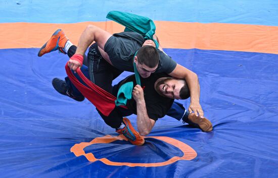 Празднование Сабантуя 