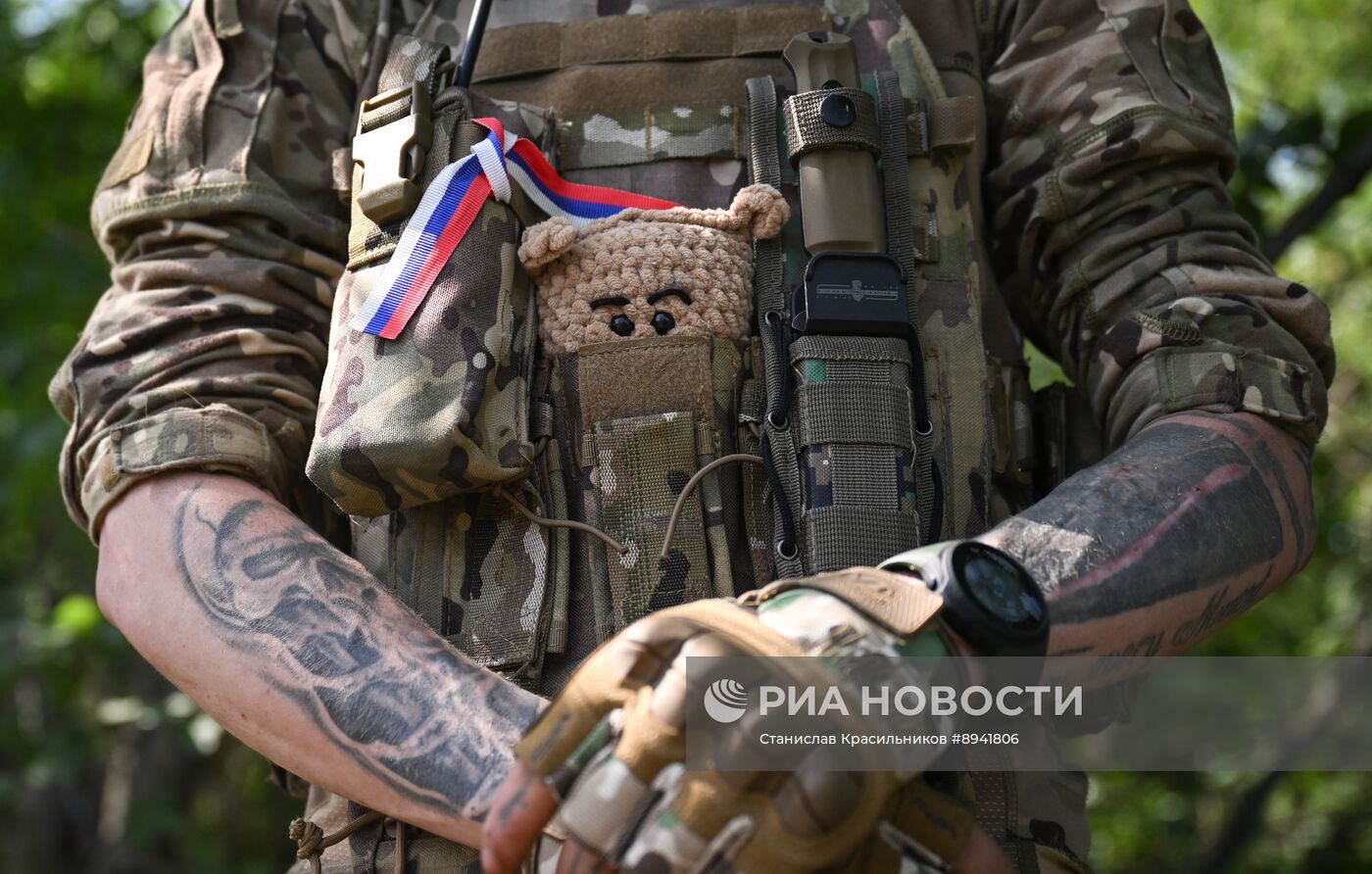 Подготовка штурмовых подразделений группировки войск "Центр" на полигоне в зоне СВО