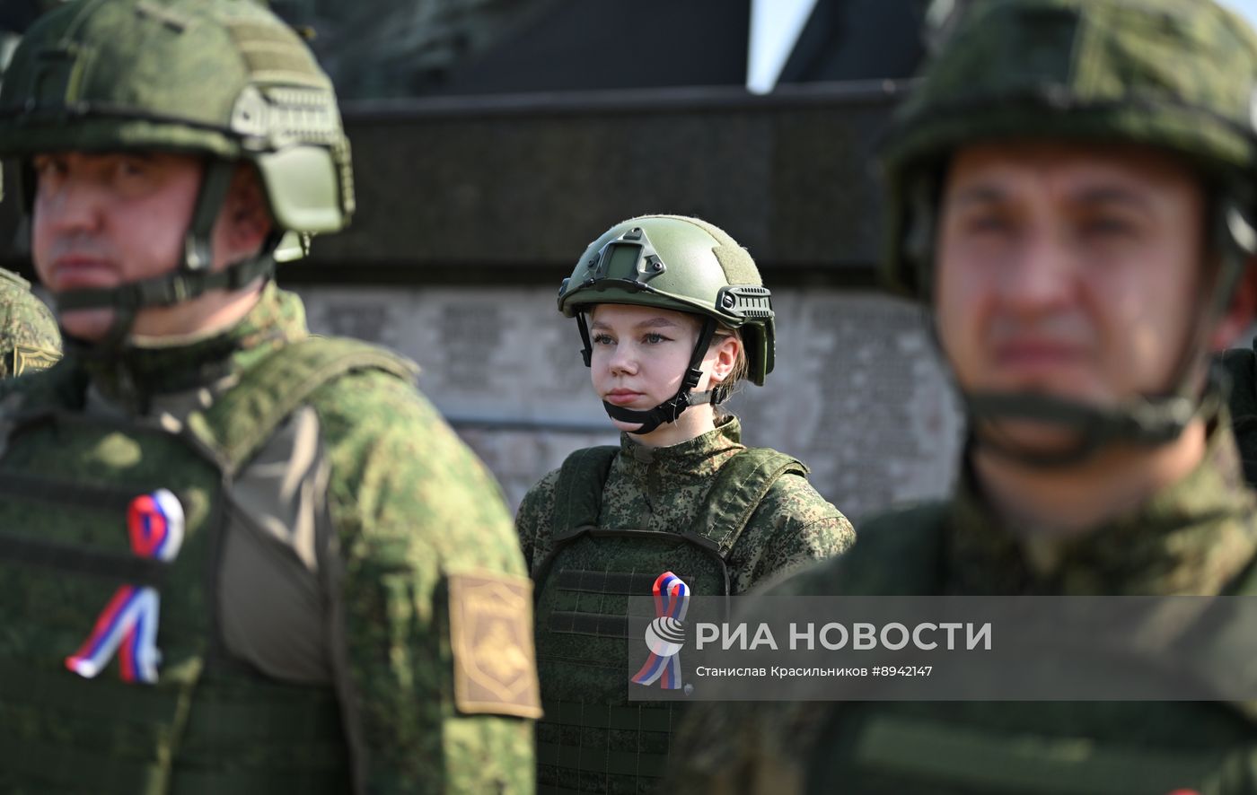Награждение военных связистов группировки войск "Центр"
