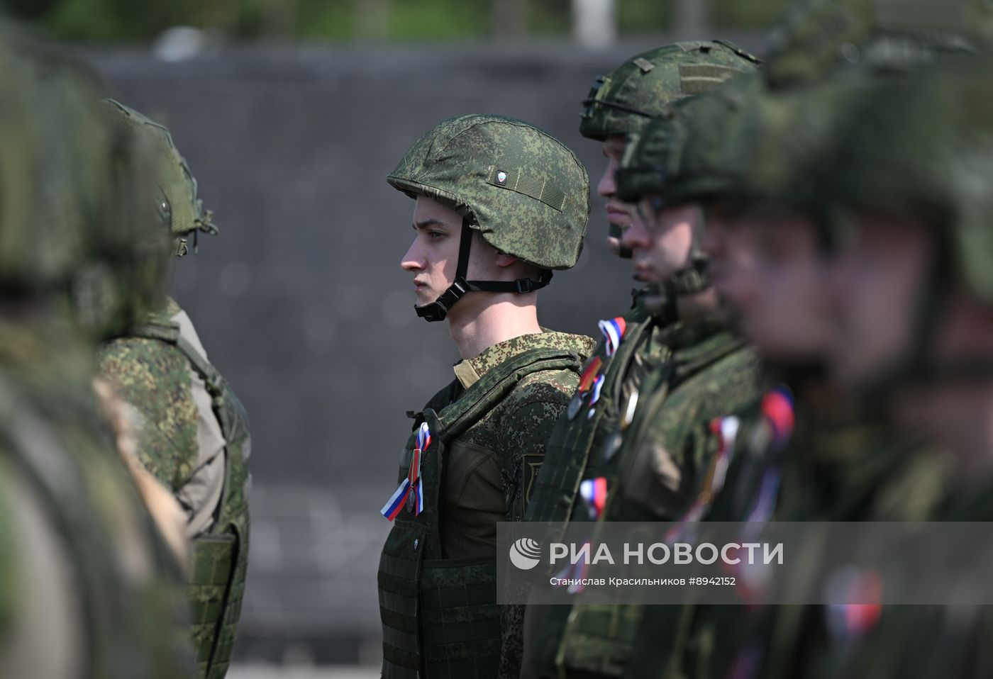 Награждение военных связистов группировки войск "Центр"