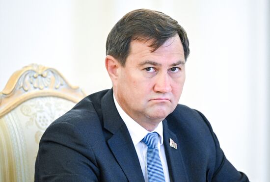 Встреча глав МИД РФ С. Лаврова и МИД Белоруссии М. Рыженкова