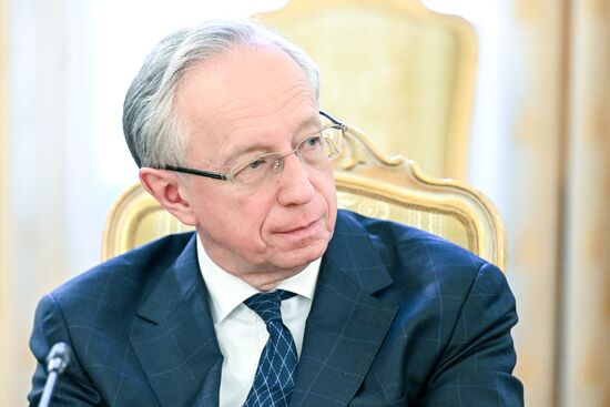 Встреча глав МИД РФ С. Лаврова и МИД Белоруссии М. Рыженкова