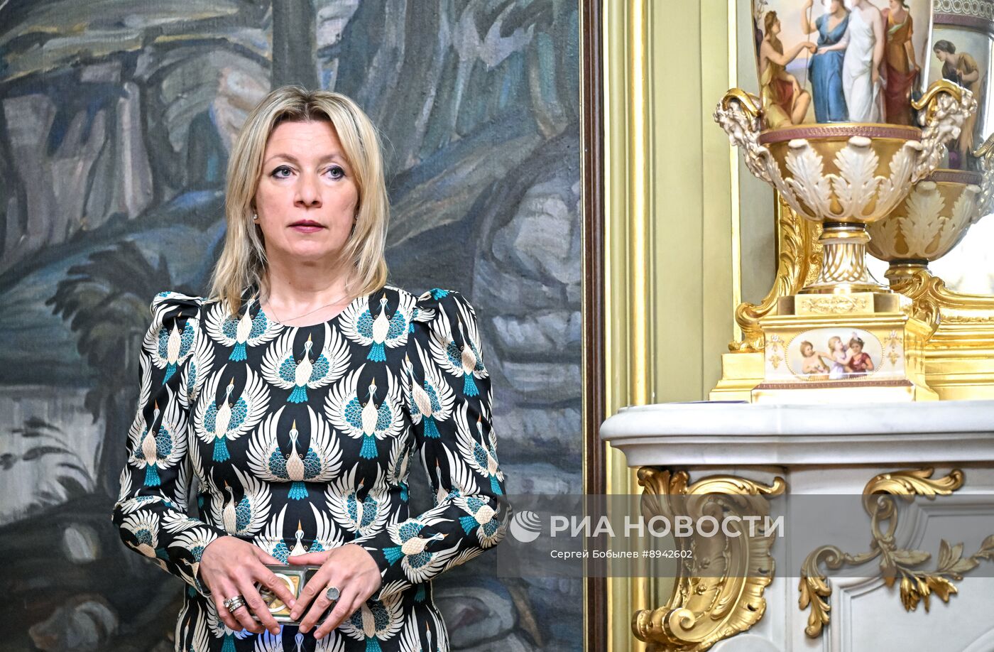 Встреча глав МИД РФ С. Лаврова и МИД Белоруссии М. Рыженкова