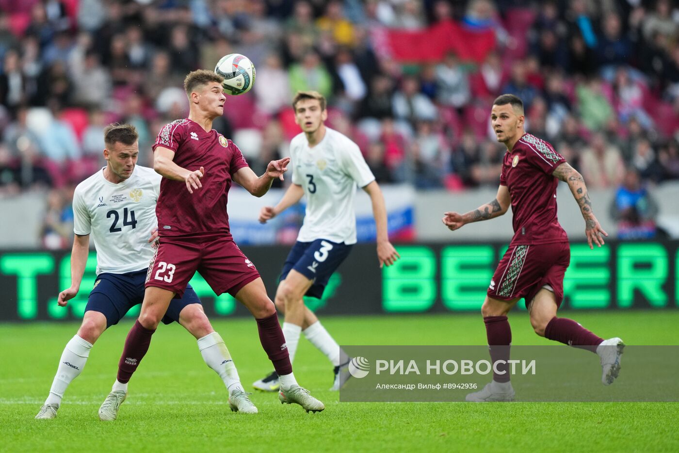 Футбол. Товарищеский матч Беларусь - Россия