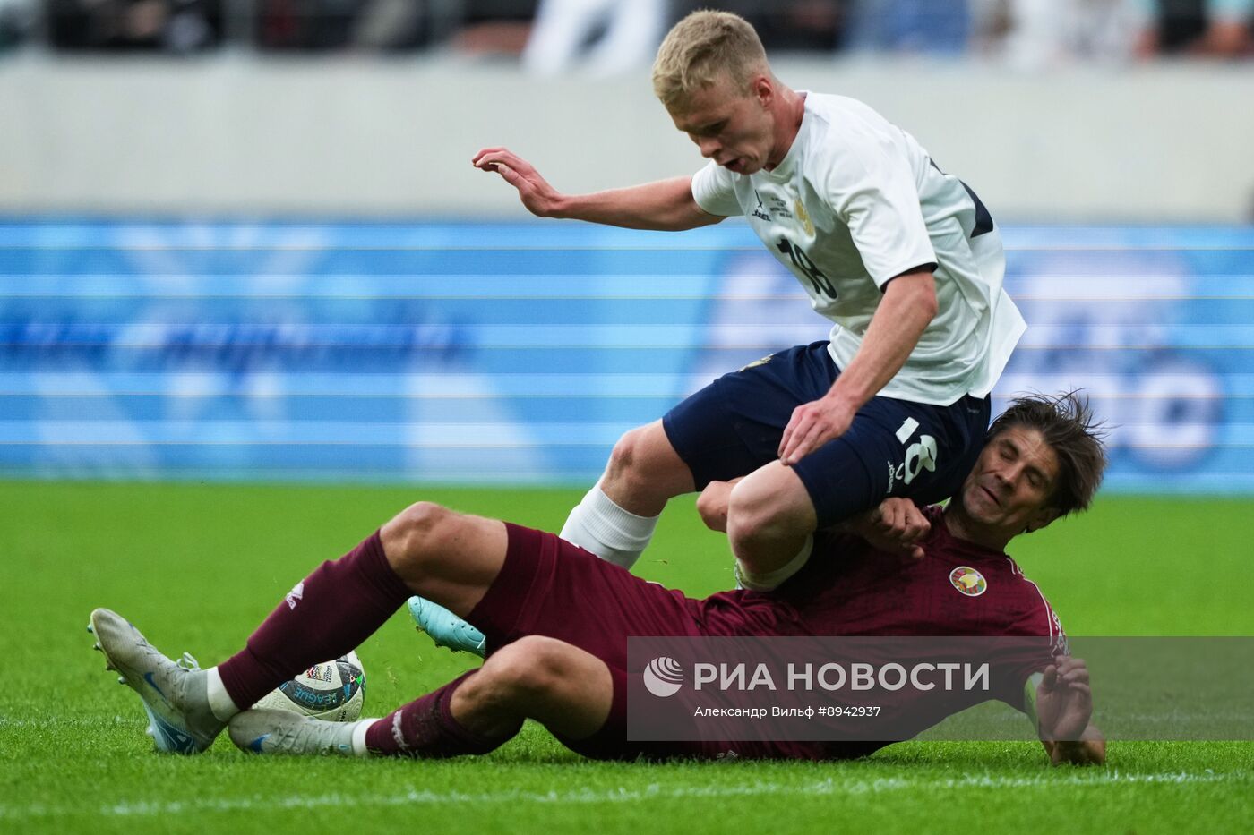 Футбол. Товарищеский матч Беларусь - Россия