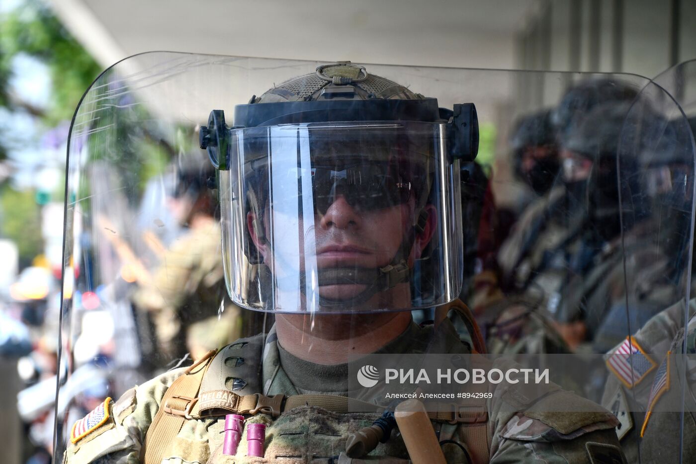 Акция протеста в Лос-Анджелесе