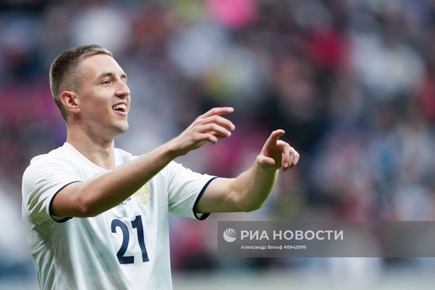 Футбол. Товарищеский матч Белоруссия - Россия