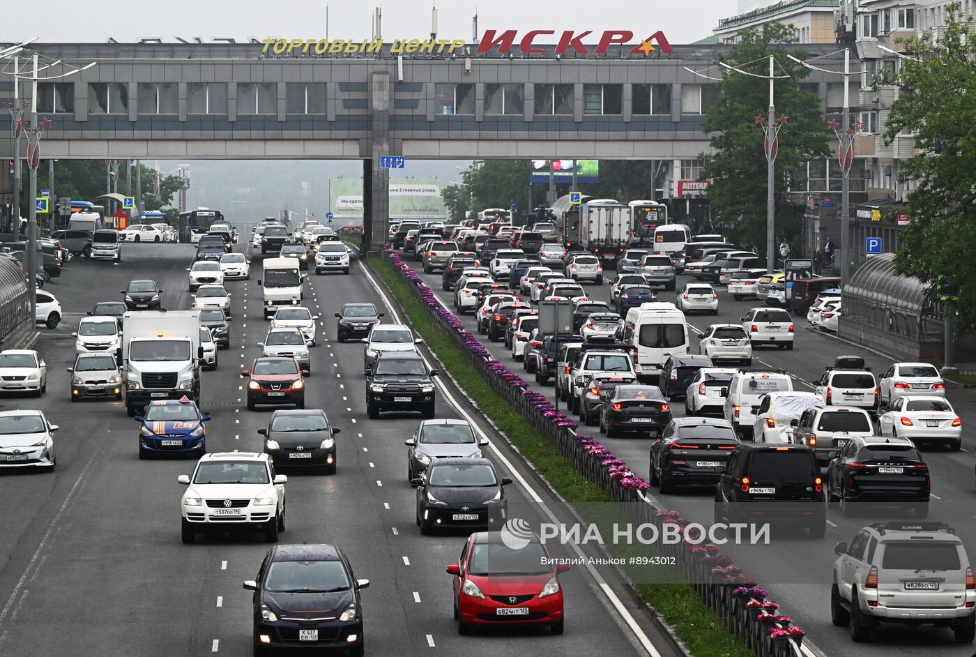 Пробки на дорогах Владивостока
