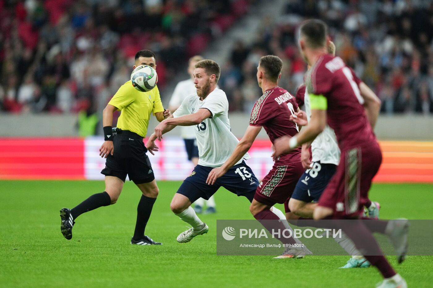 Футбол. Товарищеский матч Белоруссия - Россия