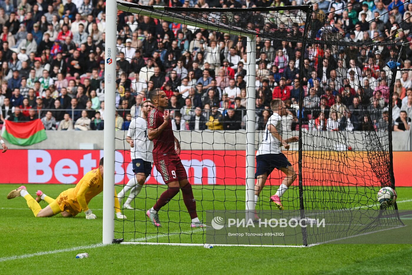 Футбол. Товарищеский матч Беларусь - Россия