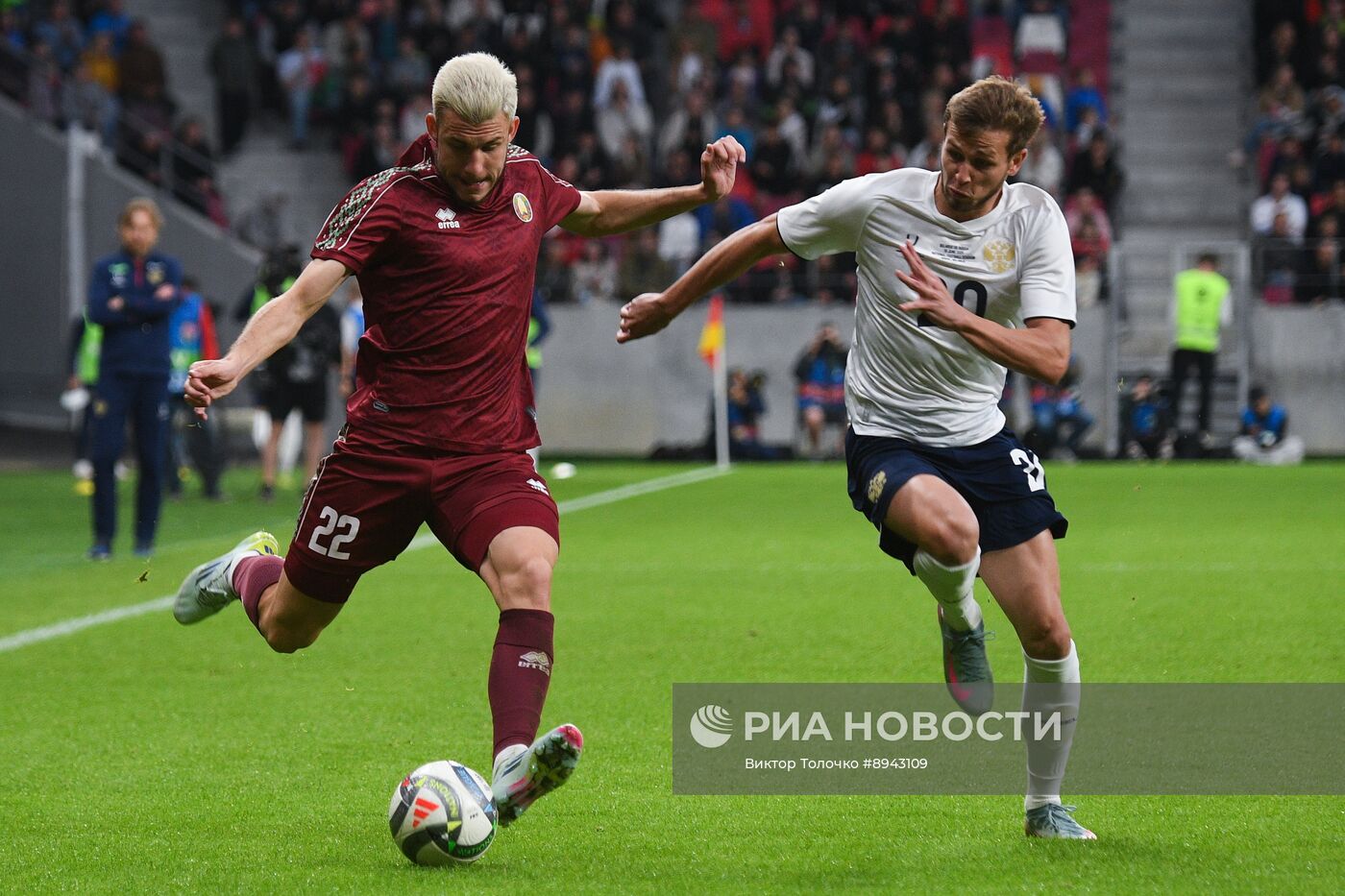 Футбол. Товарищеский матч Беларусь - Россия