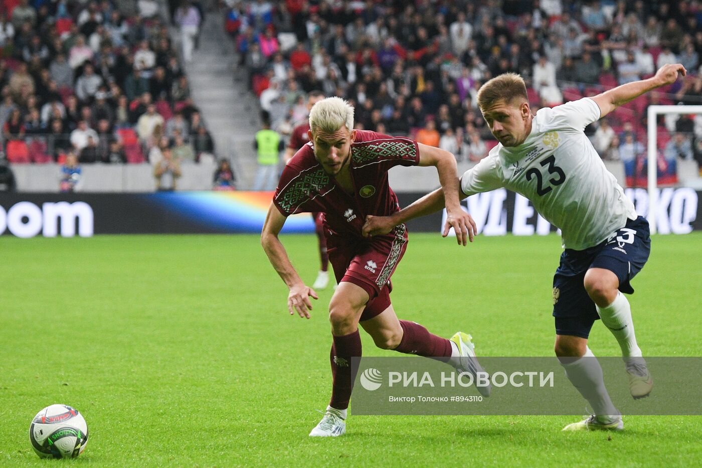 Футбол. Товарищеский матч Беларусь - Россия
