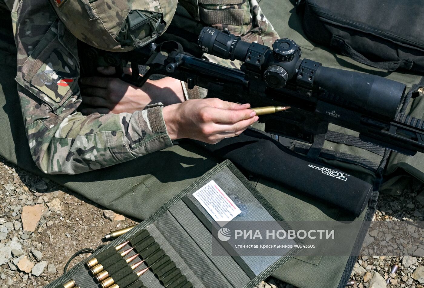 Подготовка снайперов группировки войск "Центр" в зоне СВО