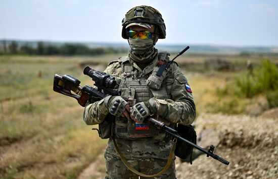 Подготовка снайперов группировки войск "Центр" в зоне СВО