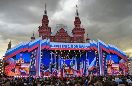 Концерт на Красной площади, посвященный Дню России