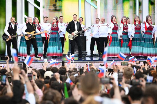 Концерт на Красной площади, посвященный Дню России