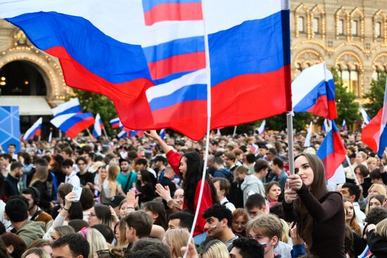 Концерт на Красной площади, посвященный Дню России