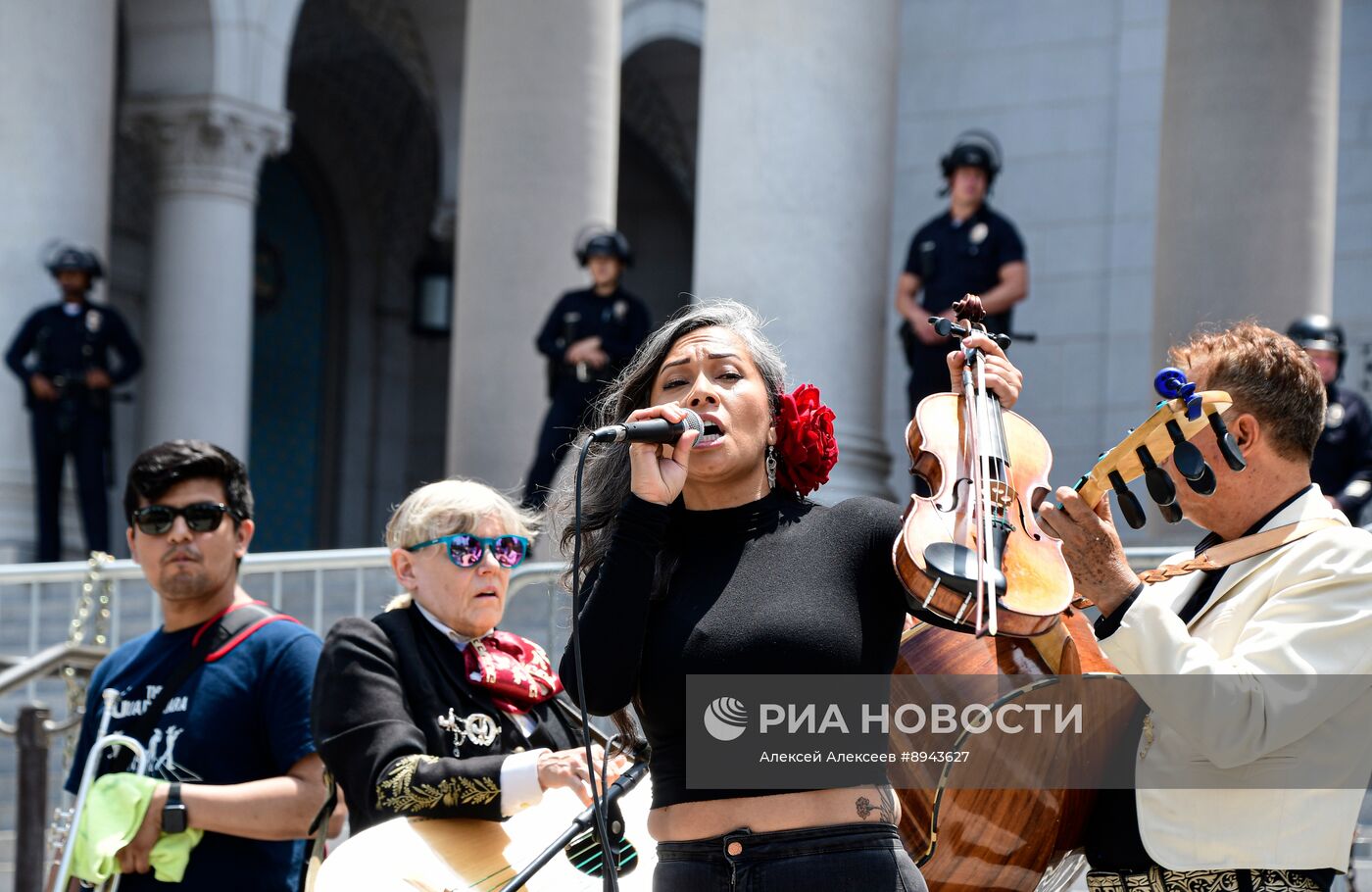 Протесты в Лос-Анджелесе