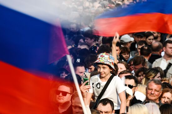 Концерт на Красной площади, посвященный Дню России