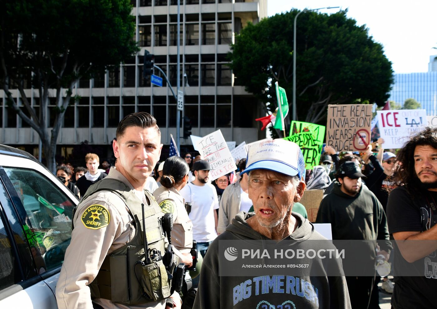 Протесты в Лос-Анджелесе