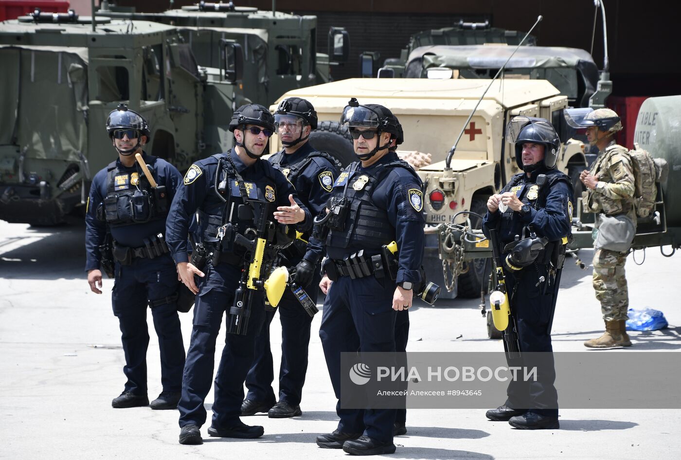 Протесты в Лос-Анджелесе