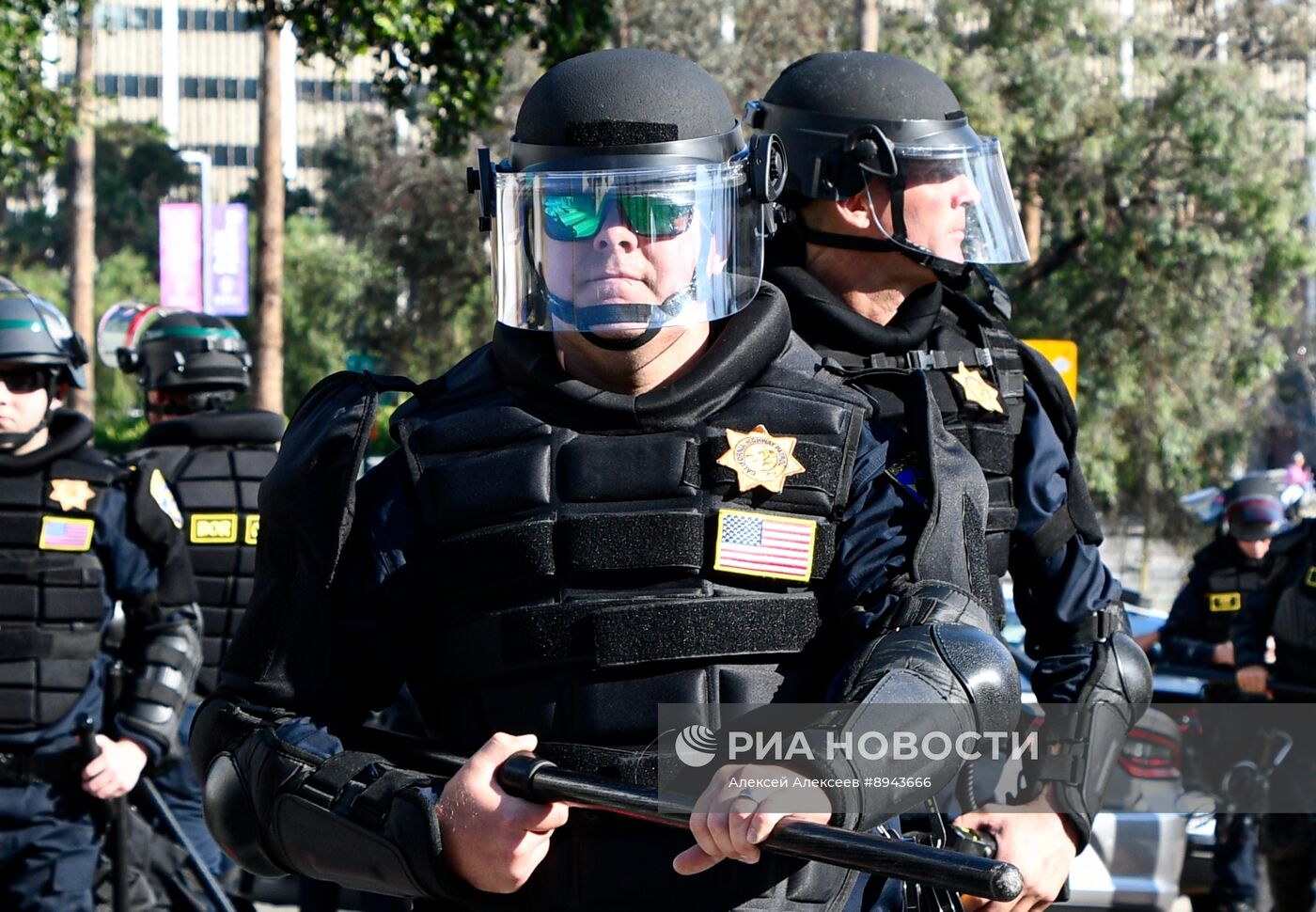 Протесты в Лос-Анджелесе