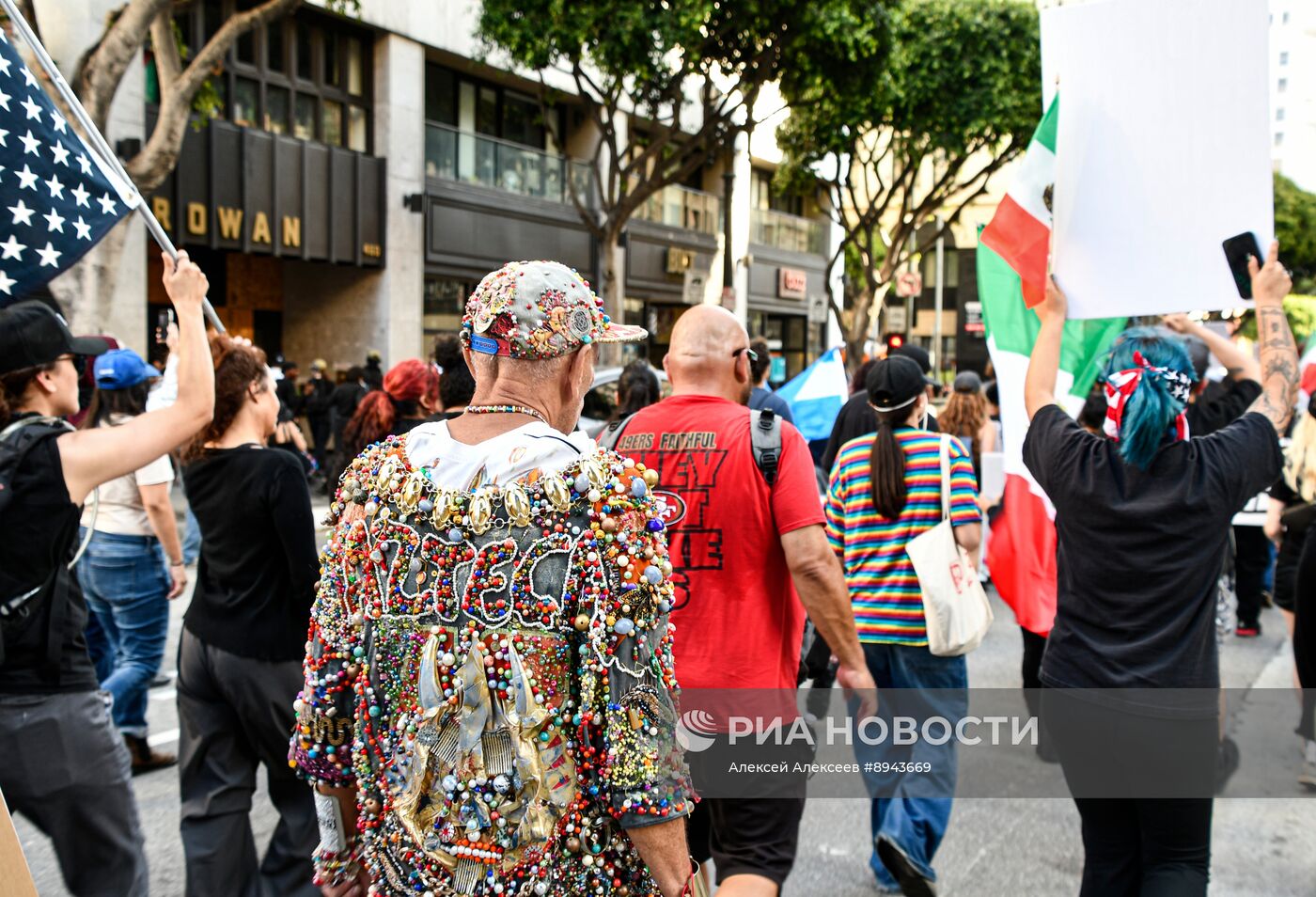 Протесты в Лос-Анджелесе