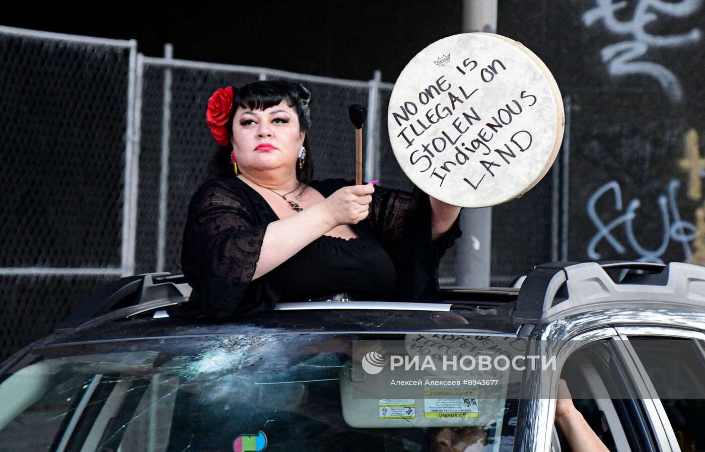 Протесты в Лос-Анджелесе