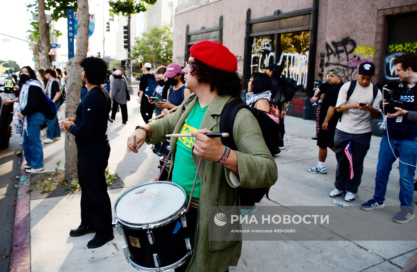 Протесты в Лос-Анджелесе