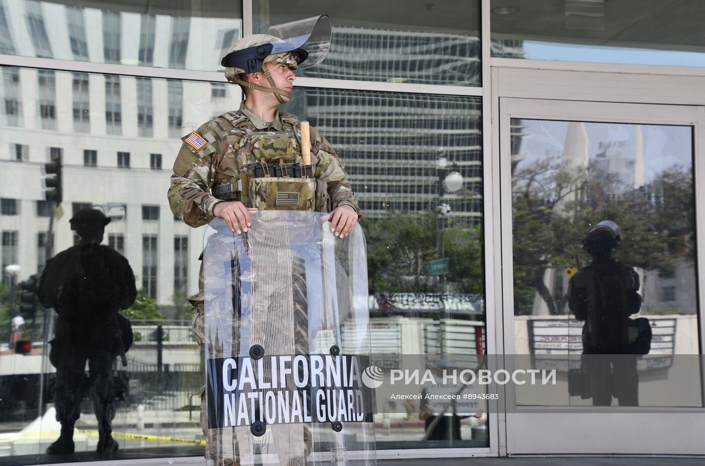 Протесты в Лос-Анджелесе