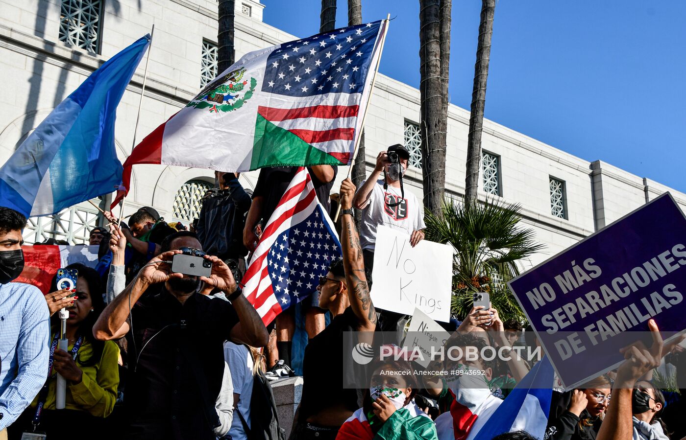 Протесты в Лос-Анджелесе