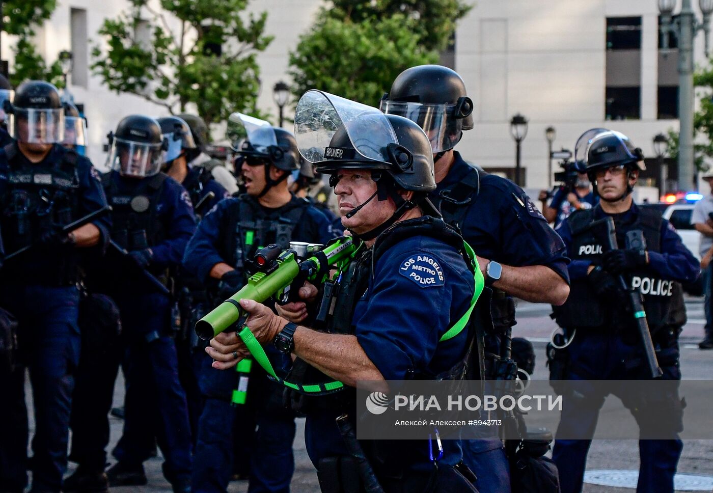 Протесты в Лос-Анджелесе