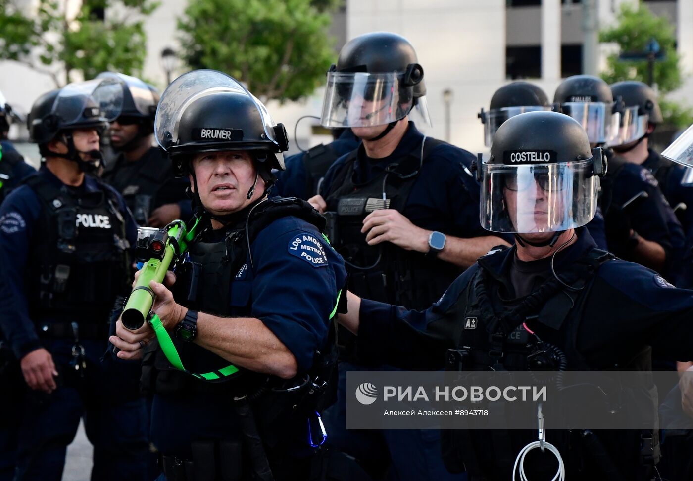 Протесты в Лос-Анджелесе