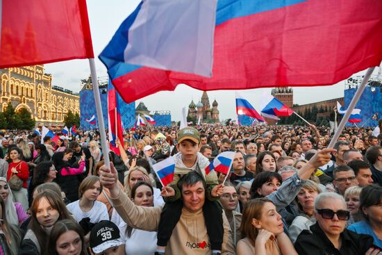 Концерт на Красной площади, посвященный Дню России