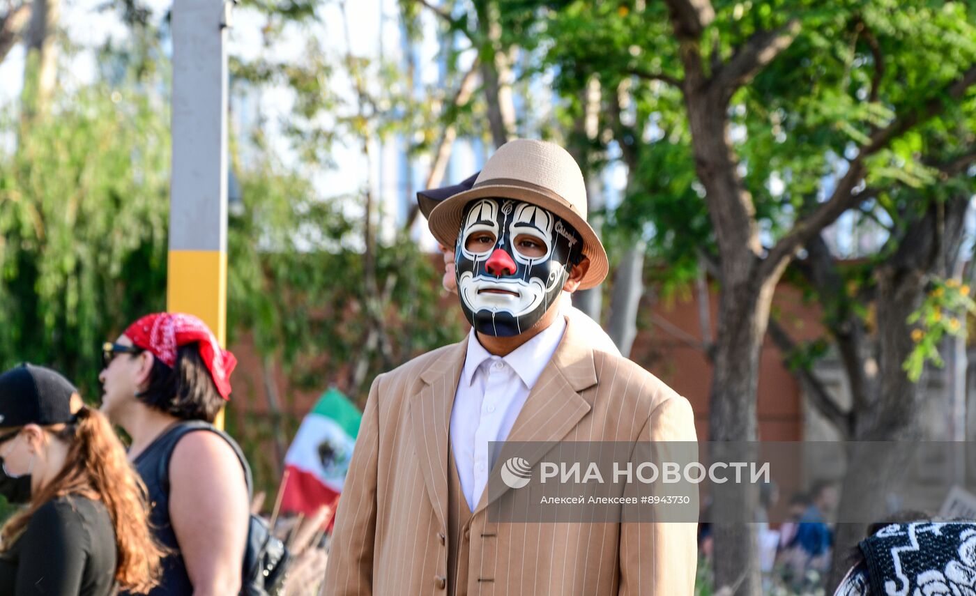 Протесты в Лос-Анджелесе