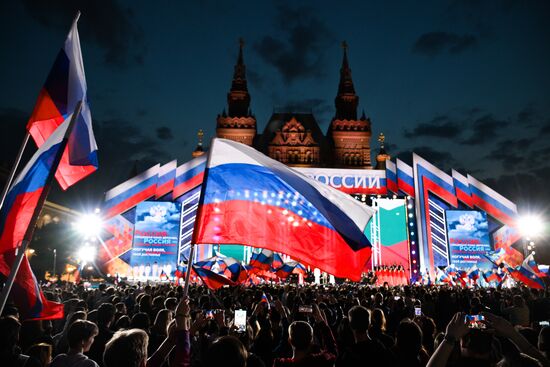 Концерт на Красной площади, посвященный Дню России