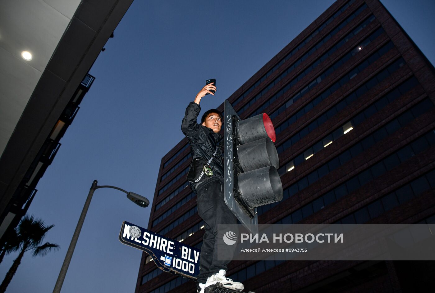 Протесты в Лос-Анджелесе