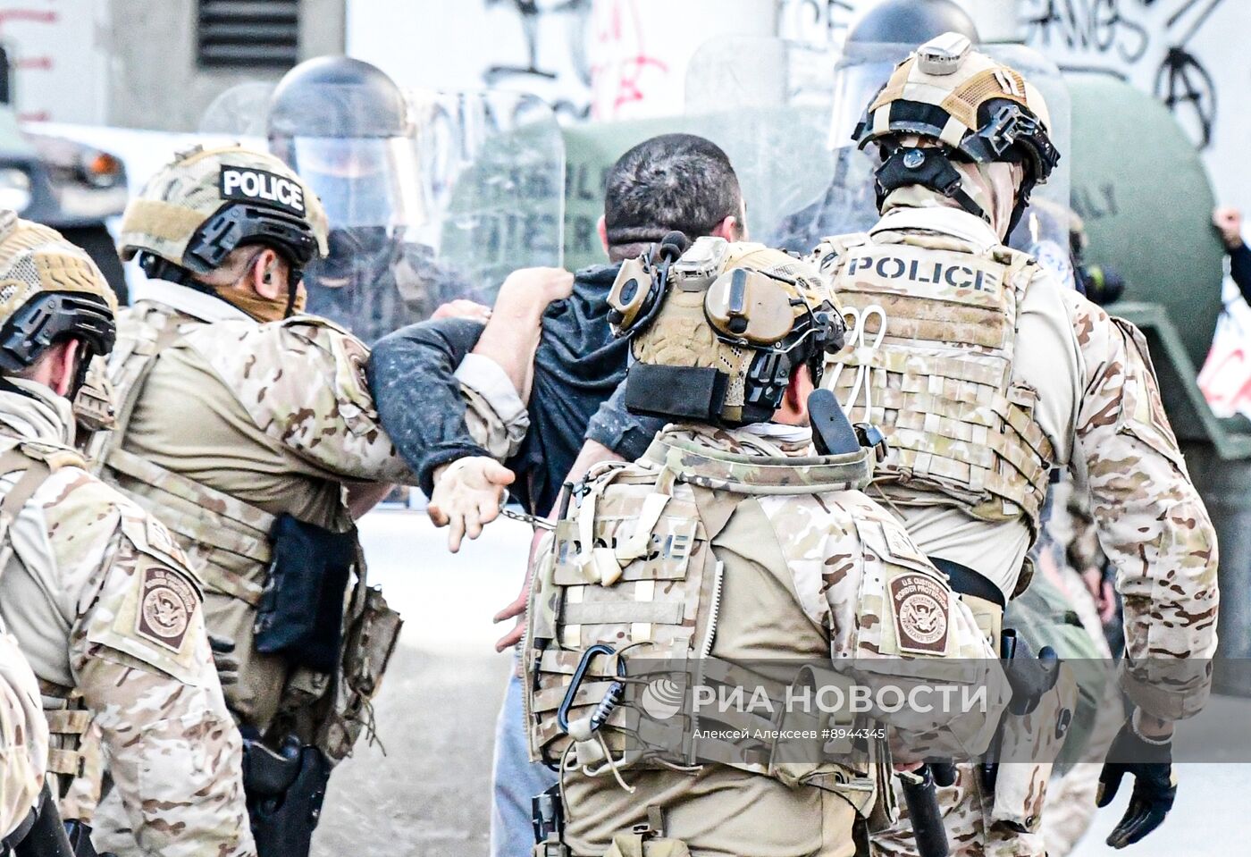 Протесты в Лос-Анджелесе