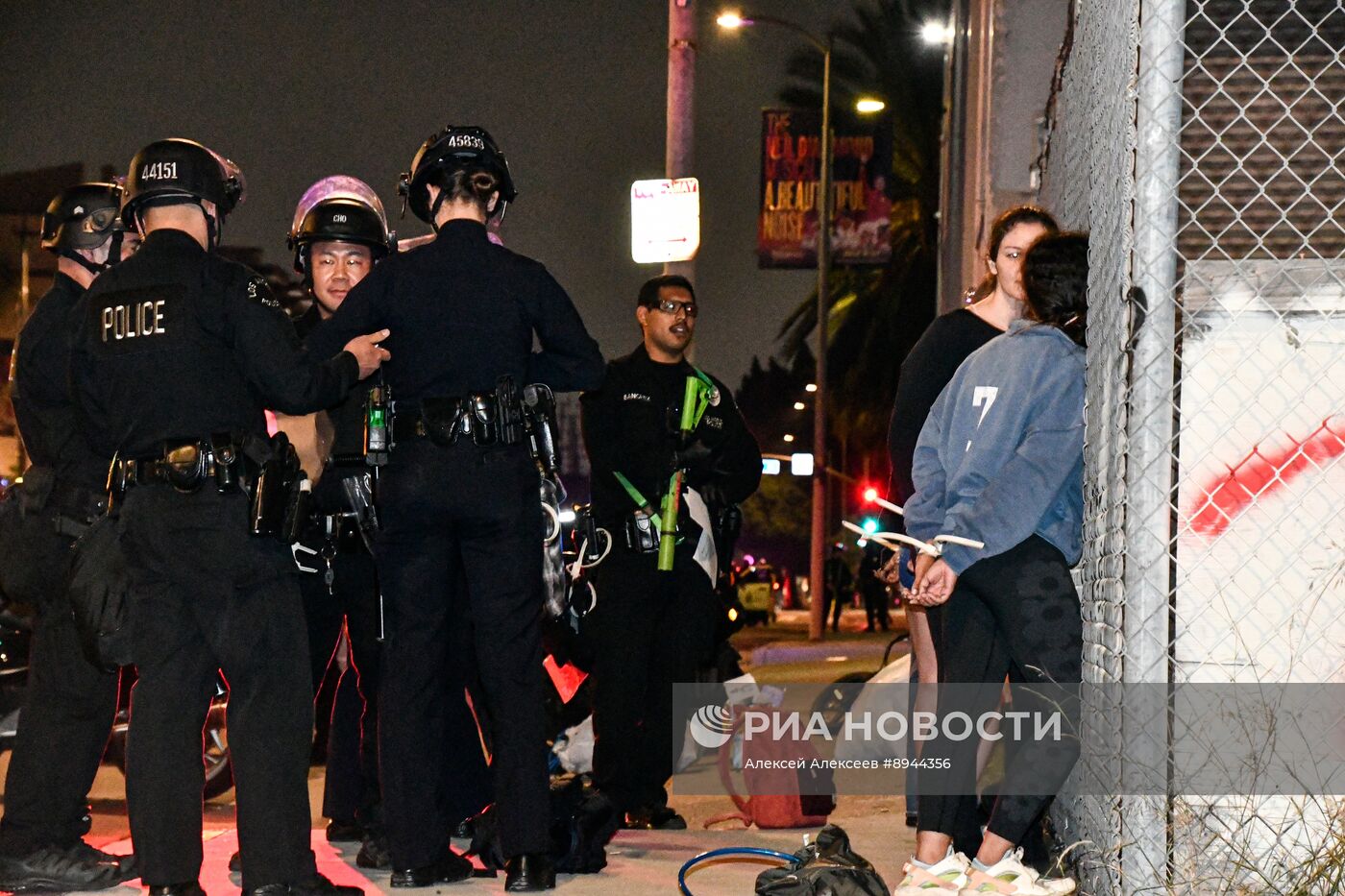 Протесты в Лос-Анджелесе