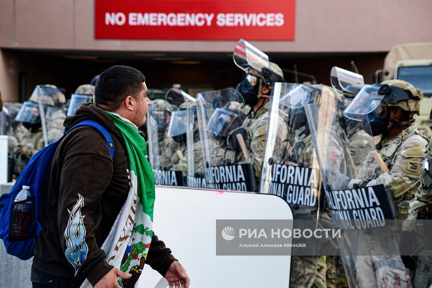 Протесты в Лос-Анджелесе