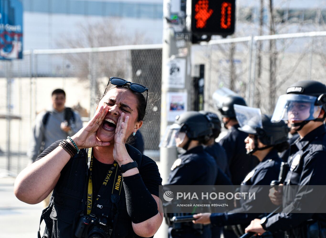 Протесты в Лос-Анджелесе