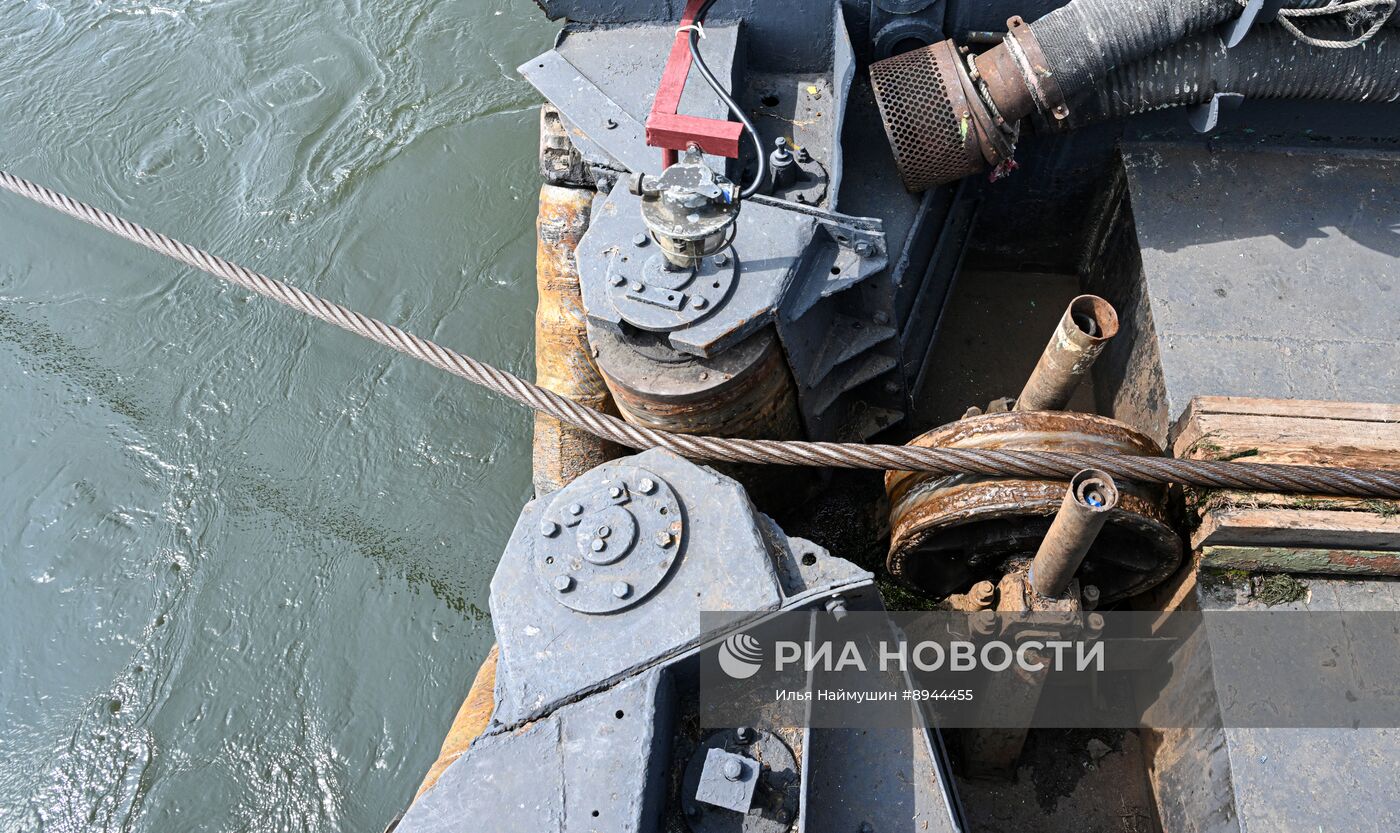 Работа Енисейского речного пароходства