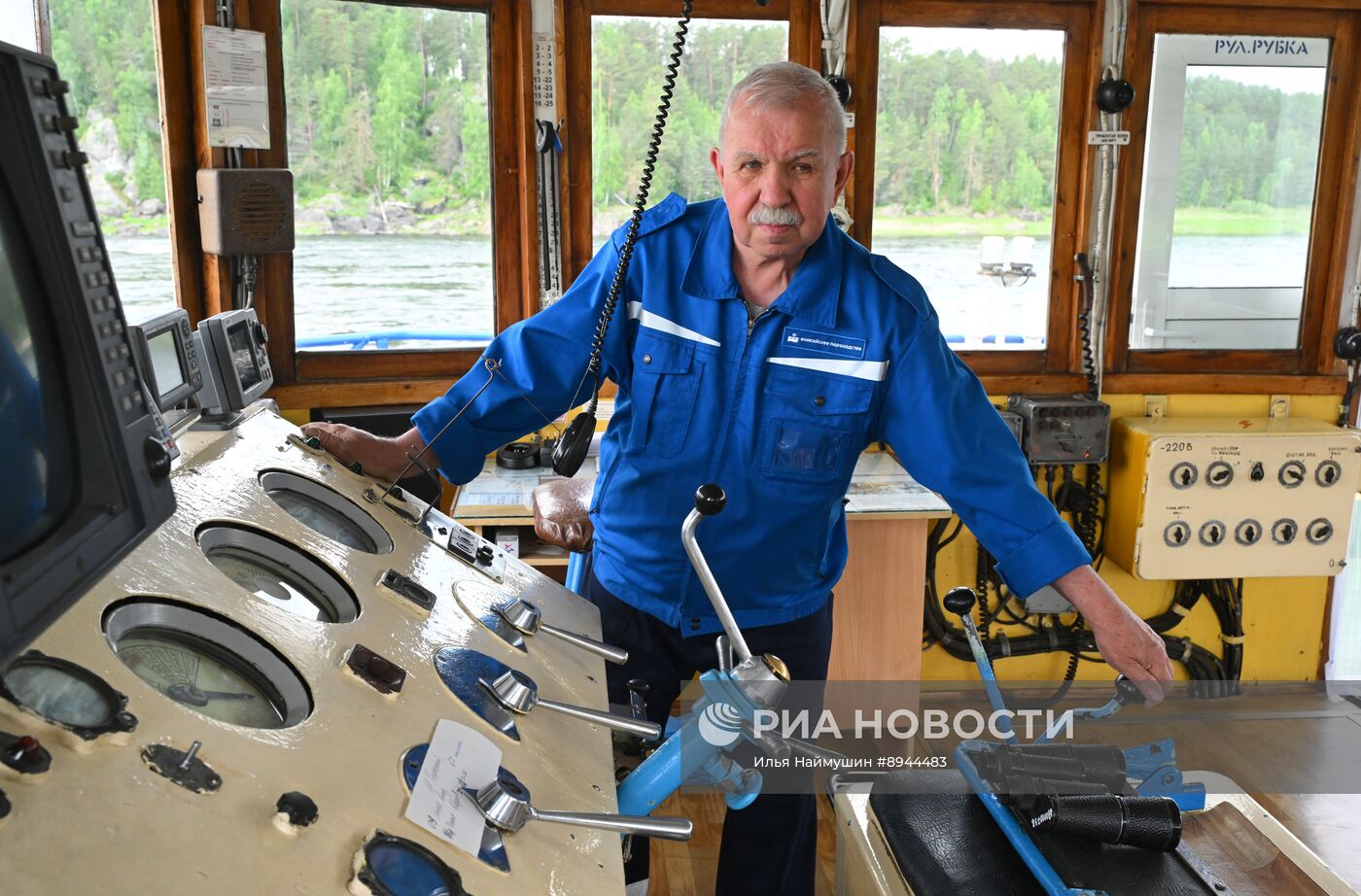 Работа Енисейского речного пароходства