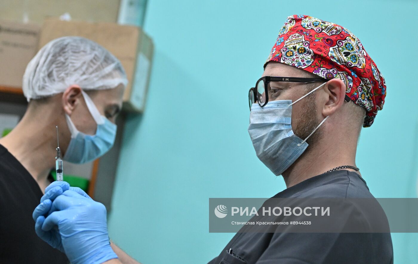 Передовой госпиталь спецназа "Ахмат" 4-й бригады МО РФ